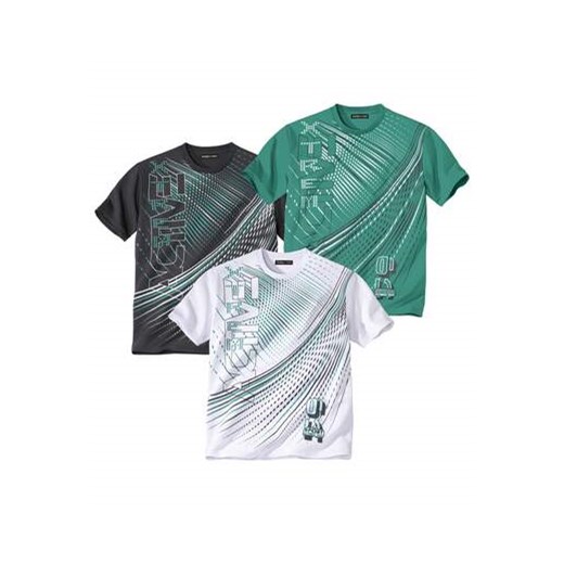 Zestaw 3 koszulek  Active Sport ze sklepu Atlas For Men w kategorii T-shirty męskie - zdjęcie 168977909