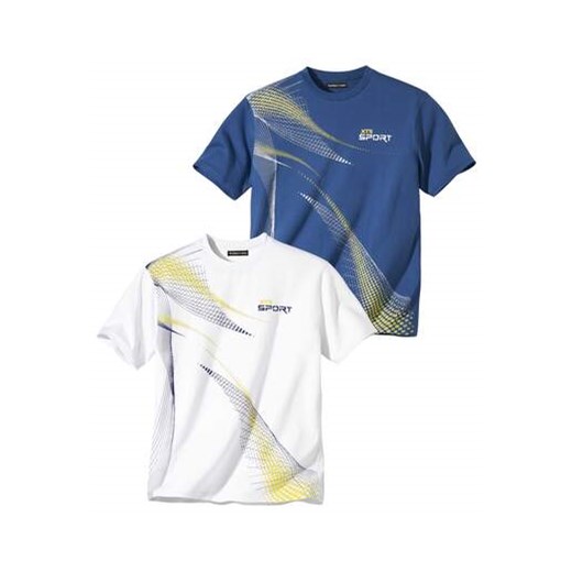Zestaw 2 koszulek Sport ze sklepu Atlas For Men w kategorii T-shirty męskie - zdjęcie 168977969