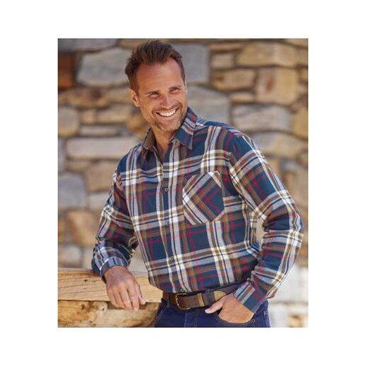 Flanelowa koszula w kratę Canada ze sklepu Atlas For Men w kategorii Koszule męskie - zdjęcie 168977997