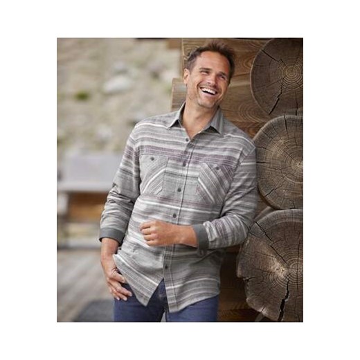 Koszula flanelowa w paski ze sklepu Atlas For Men w kategorii Koszule męskie - zdjęcie 168978096