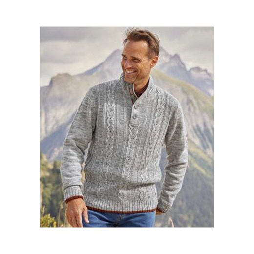 Sweter z zapięciem na guziki Wild Exploring ze sklepu Atlas For Men w kategorii Swetry męskie - zdjęcie 168978116