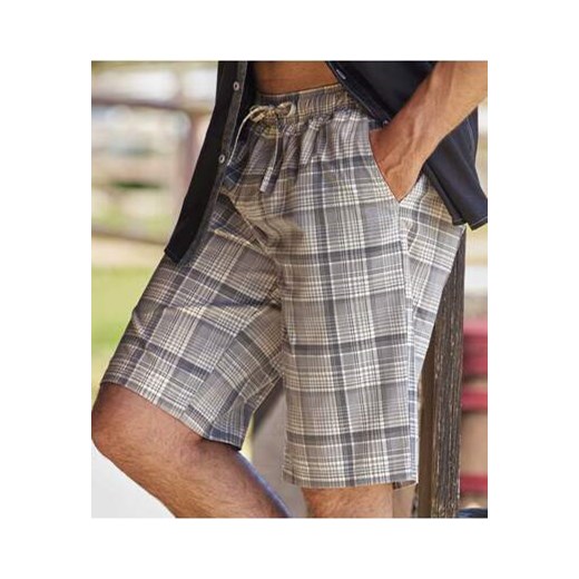 Bermudy w kratę Atlas For Men L Atlas For Men