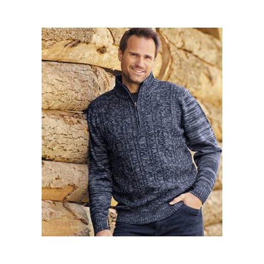 Sweter z warkoczami Rio Grande Atlas For Men L okazyjna cena Atlas For Men