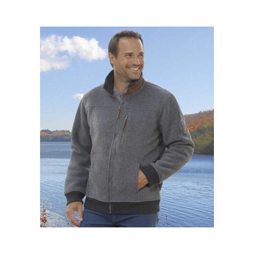 Polarowa bluza podszyta kożuszkiem sherpa ze sklepu Atlas For Men w kategorii Bluzy męskie - zdjęcie 168978287