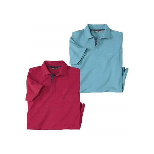 Zestaw 2 polo Sport Casual ze sklepu Atlas For Men w kategorii T-shirty męskie - zdjęcie 168978328