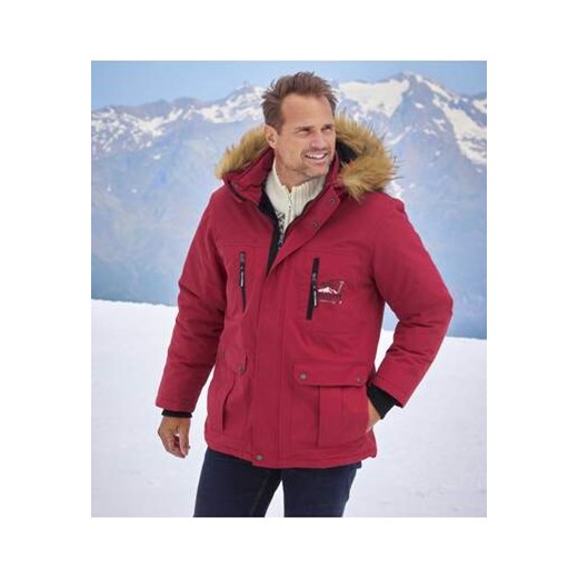 Parka z kapturem z imitacją futerka High Performance ze sklepu Atlas For Men w kategorii Kurtki męskie - zdjęcie 168978348