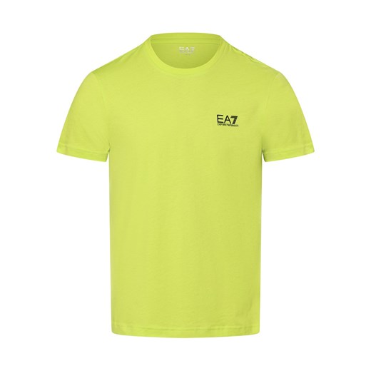 EA7 Emporio Armani T-shirt męski Mężczyźni Dżersej kiwi nadruk ze sklepu vangraaf w kategorii T-shirty męskie - zdjęcie 168980617