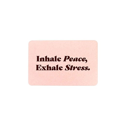 Artsy Doormats mata łazienkowa Inhale Peace Exhale ze sklepu ANSWEAR.com w kategorii Dywaniki łazienkowe - zdjęcie 168981637