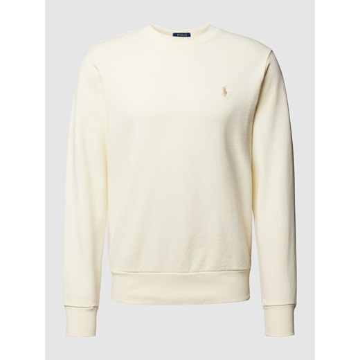 Bluza w jednolitym kolorze z wyhaftowanym logo Polo Ralph Lauren L promocyjna cena Peek&Cloppenburg 