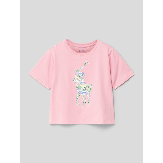 T-shirt z okrągłym dekoltem ze sklepu Peek&Cloppenburg  w kategorii Bluzki dziewczęce - zdjęcie 168983009
