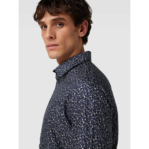 Koszula casualowa o kroju slim fit z kwiatowym wzorem model ‘SOHO’ Selected Homme S Peek&Cloppenburg 