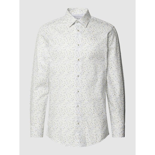 Koszula casualowa o kroju slim fit z kwiatowym wzorem model ‘SOHO’ ze sklepu Peek&Cloppenburg  w kategorii Koszule męskie - zdjęcie 168983509