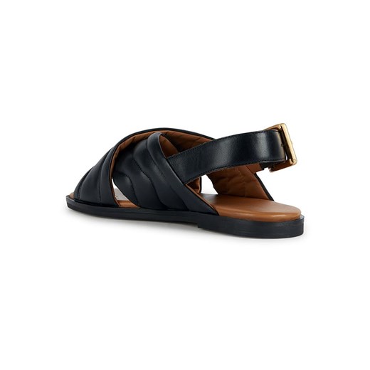Geox Skórzane sandały &quot;Naileen&quot; w kolorze czarnym Geox 36 promocyjna cena Limango Polska