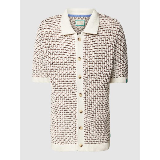 Koszula casualowa z fakturowanym wzorem ze sklepu Peek&Cloppenburg  w kategorii Koszule męskie - zdjęcie 168989146