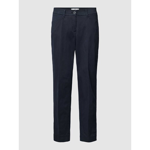 Spodnie materiałowe o kroju regular fit w kant model ‘STYLE.MARA’ ze sklepu Peek&Cloppenburg  w kategorii Spodnie damskie - zdjęcie 168989216