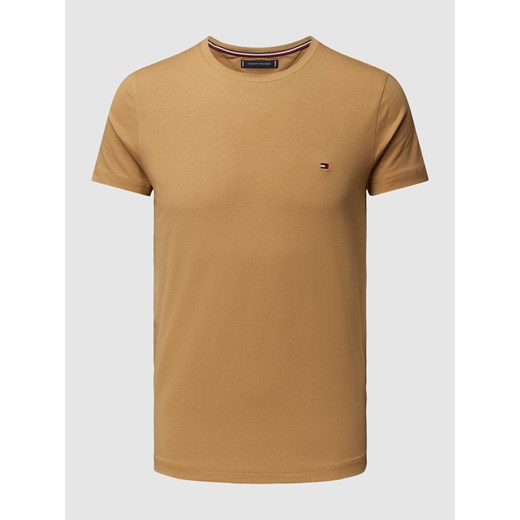 T-shirt o kroju slim fit z wyhaftowanym logo ze sklepu Peek&Cloppenburg  w kategorii T-shirty męskie - zdjęcie 168989318