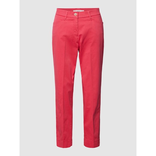 Spodnie materiałowe o kroju regular fit w kant model ‘STYLE.MARA’ ze sklepu Peek&Cloppenburg  w kategorii Spodnie damskie - zdjęcie 168989808
