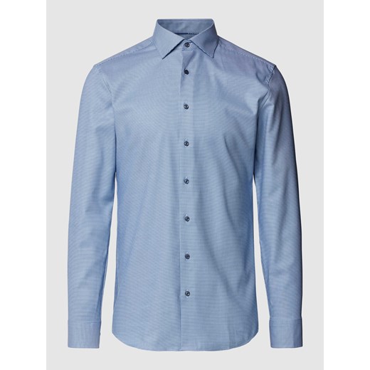 Koszula biznesowa o kroju slim fit z fakturowanym wzorem ze sklepu Peek&Cloppenburg  w kategorii Koszule męskie - zdjęcie 168989846