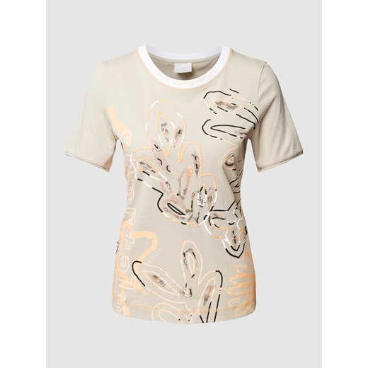 T-shirt z wzorem na całej powierzchni ze sklepu Peek&Cloppenburg  w kategorii Bluzki damskie - zdjęcie 168990646