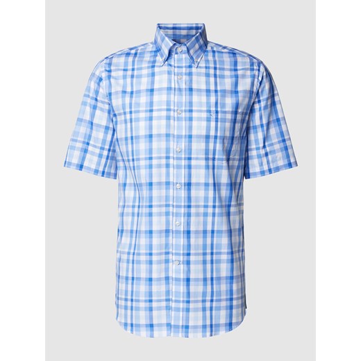 Koszula casualowa o kroju slim fit ze wzorem w kratkę ze sklepu Peek&Cloppenburg  w kategorii Koszule męskie - zdjęcie 168990725