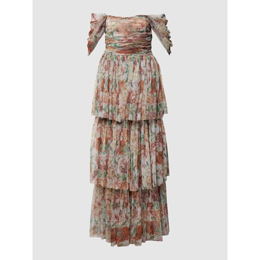 Sukienka wieczorowa w kwiatowe wzory ze sklepu Peek&Cloppenburg  w kategorii Sukienki - zdjęcie 168990826