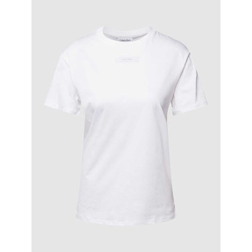 T-shirt z detalem z logo ze sklepu Peek&Cloppenburg  w kategorii Bluzki damskie - zdjęcie 168990846