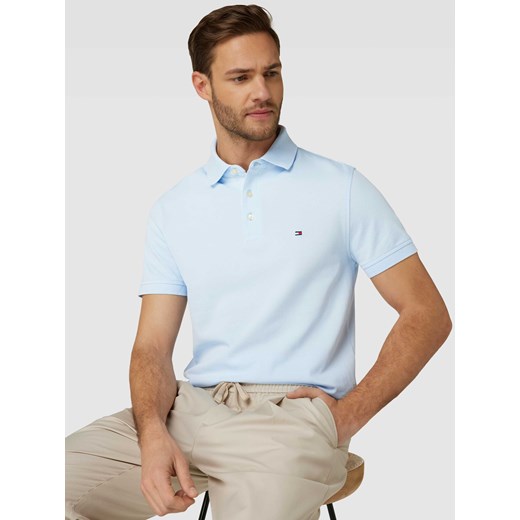 T-shirt męski Tommy Hilfiger w paski niebieski z krótkim rękawem 