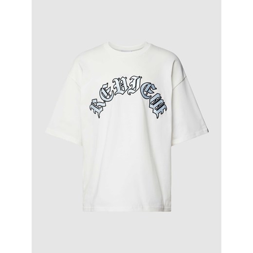 T-shirt o kroju oversized z czystej bawełny ze sklepu Peek&Cloppenburg  w kategorii T-shirty męskie - zdjęcie 168991035