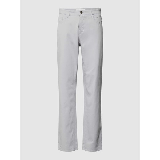 Spodnie w jednolitym kolorze model ‘CAROLA’ ze sklepu Peek&Cloppenburg  w kategorii Spodnie damskie - zdjęcie 168991175