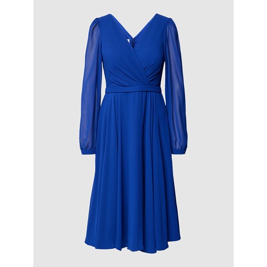 Sukienka kopertowa o długości do kolan ze sklepu Peek&Cloppenburg  w kategorii Sukienki - zdjęcie 168991215