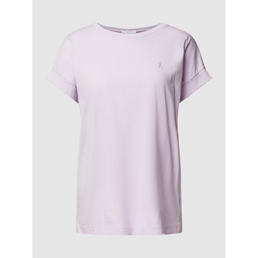 T-shirt z czystej bawełny ekologicznej model ‘IDRA’ ze sklepu Peek&Cloppenburg  w kategorii Bluzki damskie - zdjęcie 168991638
