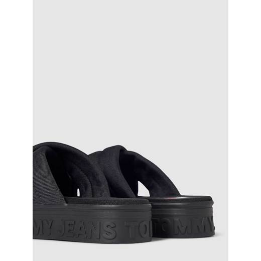 Sandały z wyhaftowanym logo model ‘LETTERING’ Tommy Jeans 38 Peek&Cloppenburg 