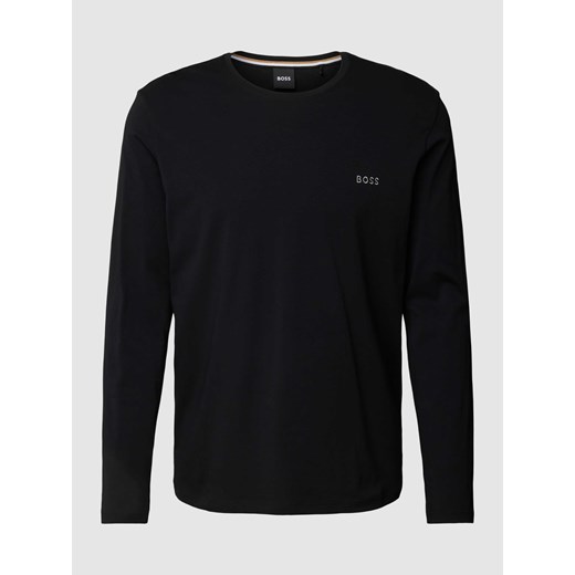 Bluzka z długim rękawem i wyhaftowanym logo model ‘Mix&Match’ ze sklepu Peek&Cloppenburg  w kategorii T-shirty męskie - zdjęcie 168991965