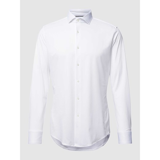 Koszula biznesowa o kroju slim fit z kołnierzykiem typu kent ze sklepu Peek&Cloppenburg  w kategorii Koszule męskie - zdjęcie 168992107