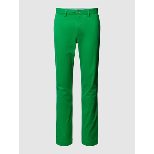 Chinosy o kroju slim fit w jednolitym kolorze ze sklepu Peek&Cloppenburg  w kategorii Spodnie męskie - zdjęcie 168992139