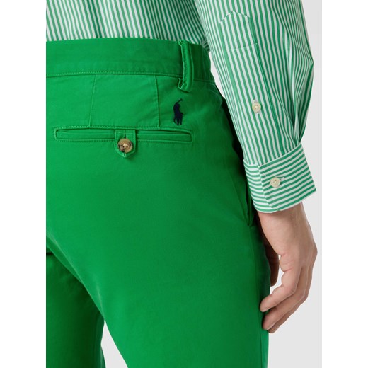 Chinosy o kroju slim fit w jednolitym kolorze Polo Ralph Lauren 31/34 Peek&Cloppenburg 