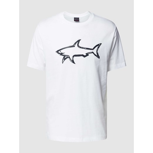 T-shirt męski Paul & Shark z krótkim rękawem 
