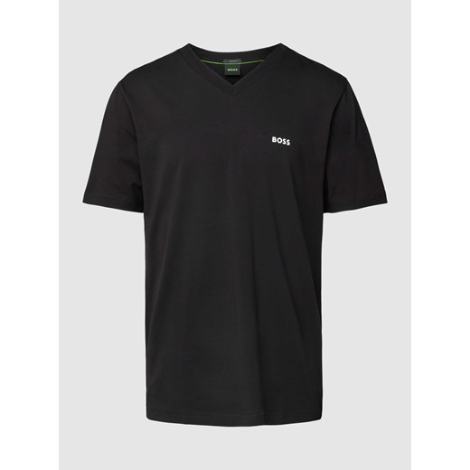 T-shirt z dekoltem w serek ze sklepu Peek&Cloppenburg  w kategorii T-shirty męskie - zdjęcie 168992605