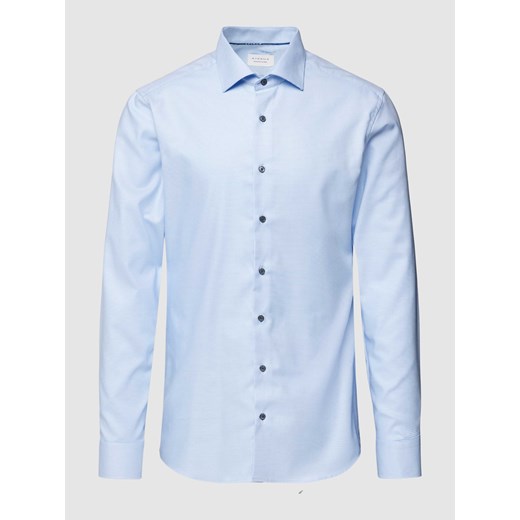 Koszula biznesowa o kroju slim fit z fakturowanym wzorem ze sklepu Peek&Cloppenburg  w kategorii Koszule męskie - zdjęcie 168992836