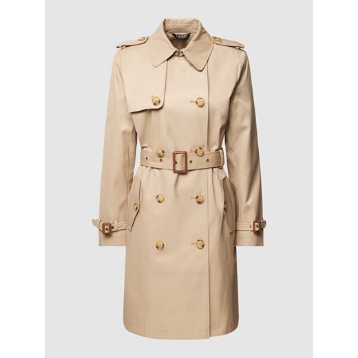 Płaszcz z paskiem w talii ze sklepu Peek&Cloppenburg  w kategorii Płaszcze damskie - zdjęcie 168992869