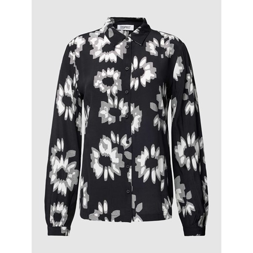 Bluzka z kwiatowym nadrukiem ze sklepu Peek&Cloppenburg  w kategorii Koszule damskie - zdjęcie 168993169