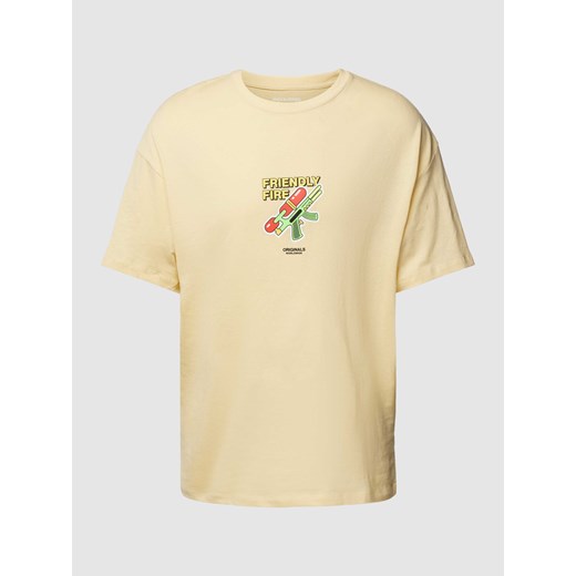 T-shirt z nadrukiem z motywem model ‘BLOCKPOP’ ze sklepu Peek&Cloppenburg  w kategorii T-shirty męskie - zdjęcie 168993438