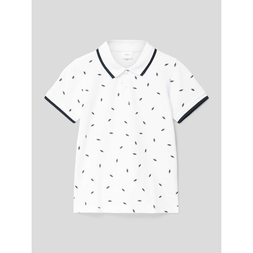 Koszulka polo we wzory na całej powierzchni ze sklepu Peek&Cloppenburg  w kategorii T-shirty chłopięce - zdjęcie 168993688