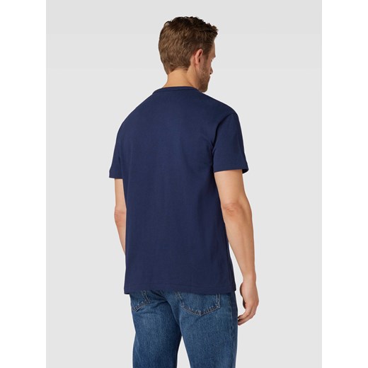 T-shirt męski granatowy Polo Ralph Lauren z krótkimi rękawami 