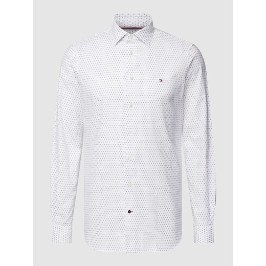 Koszula biznesowa o kroju regular fit ze wzorem na całej powierzchni ze sklepu Peek&Cloppenburg  w kategorii Koszule męskie - zdjęcie 168994145