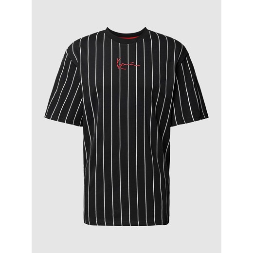 T-shirt ze wzorem w cienkie prążki ze sklepu Peek&Cloppenburg  w kategorii T-shirty męskie - zdjęcie 168994269