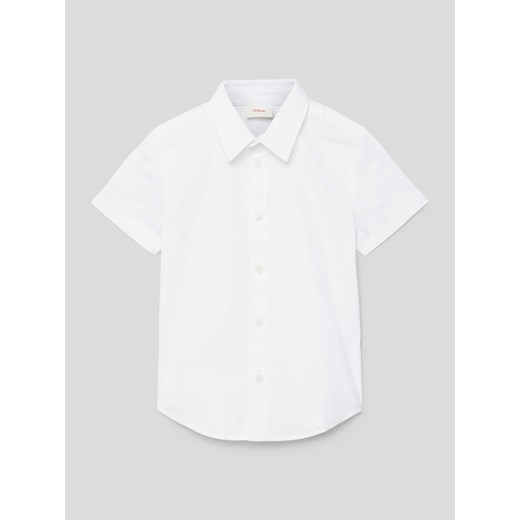 Koszulka polo w jednolitym kolorze ze sklepu Peek&Cloppenburg  w kategorii T-shirty chłopięce - zdjęcie 168994366