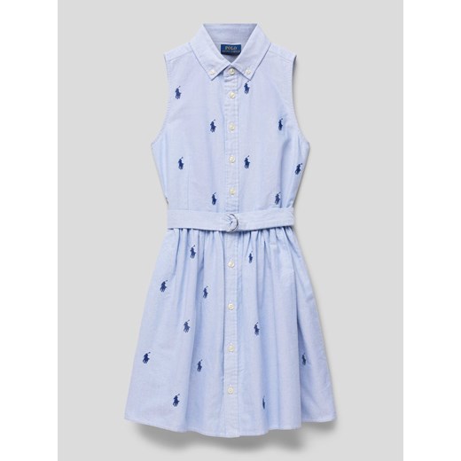 Sukienka koszulowa z paskiem ze sklepu Peek&Cloppenburg  w kategorii Sukienki dziewczęce - zdjęcie 168994369