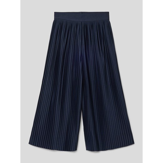 Spodnie materiałowe o kroju regular fit z plisami ze sklepu Peek&Cloppenburg  w kategorii Spodnie damskie - zdjęcie 168994928