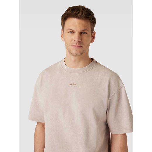 T-shirt o kroju oversized z detalem z logo model ‘Dandalor’ L Peek&Cloppenburg 